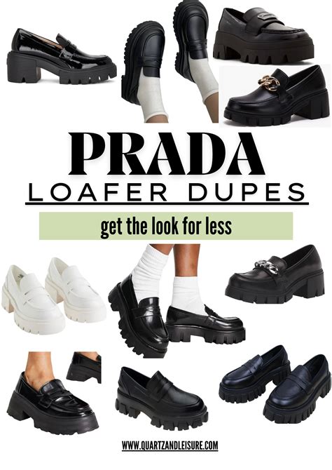 loafer prada dupe|prada monolith loafers dupe.